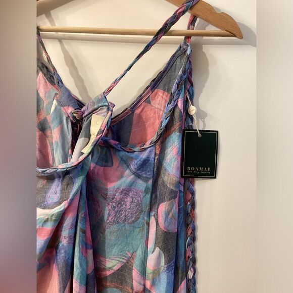 Boamar x Revolve Miranda Watercolor Blue Maxi Dress Size XL - Picture 16 of 16